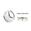 Bilklistermärke För Mercedes Benz 4st 75mm Bilfälgscenterkåpor Navkåpor Fälgskydd För Mercedes Benz AMG A B C S-klass E GLA CLA