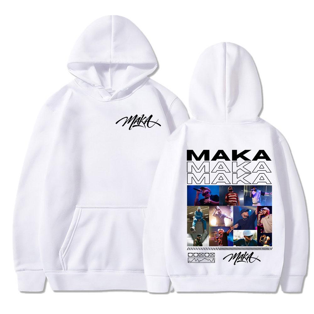 Rapper Maka Graphic Hoodies Men Women Clothing Fashion Hip Hop Sweatshirt Casual Oversized Long Sleeve Pullover Hoody Streetwear