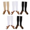 5 Pair High Compression Socks Breathable Moisture Absorption Stress Relief Pressure Socks for Running Outdoor Sports