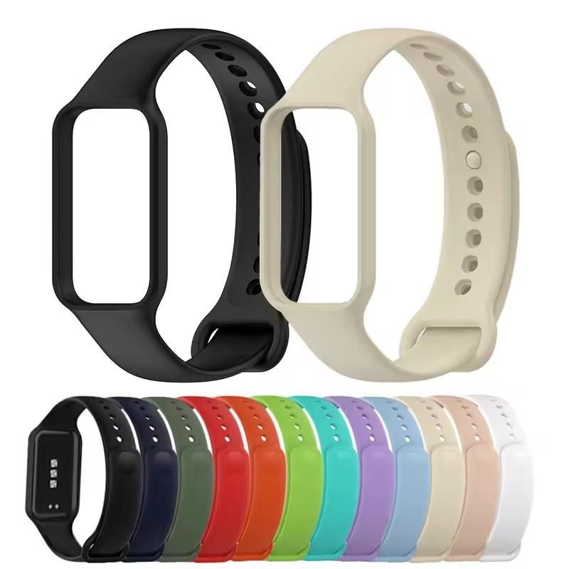 Silicone Strap Replacement For Redmi Smart Band 2 /Xiaomi Band 8 Active Sport Wristband Correa Bracelet   Watch Accessories
