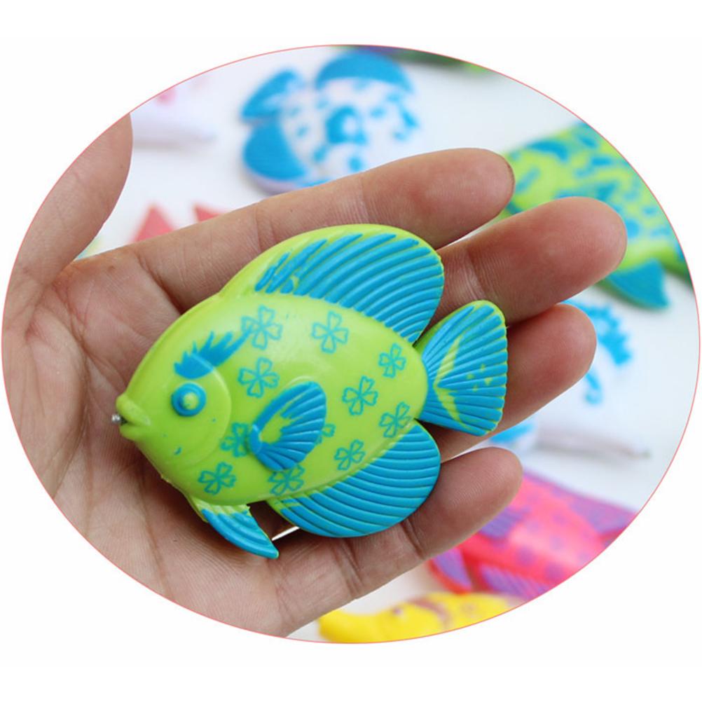 

7Pcs Set Random Kids Funny Magnetic Fishing Rod Fish Models Catching Game Bath Toy Interactive Gift