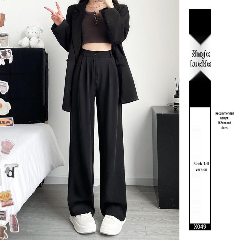 

Autumn 2025 Women s High-Waist Black Micro-Flare Slimming Pants 3XL (approx. 131-140 lbs)