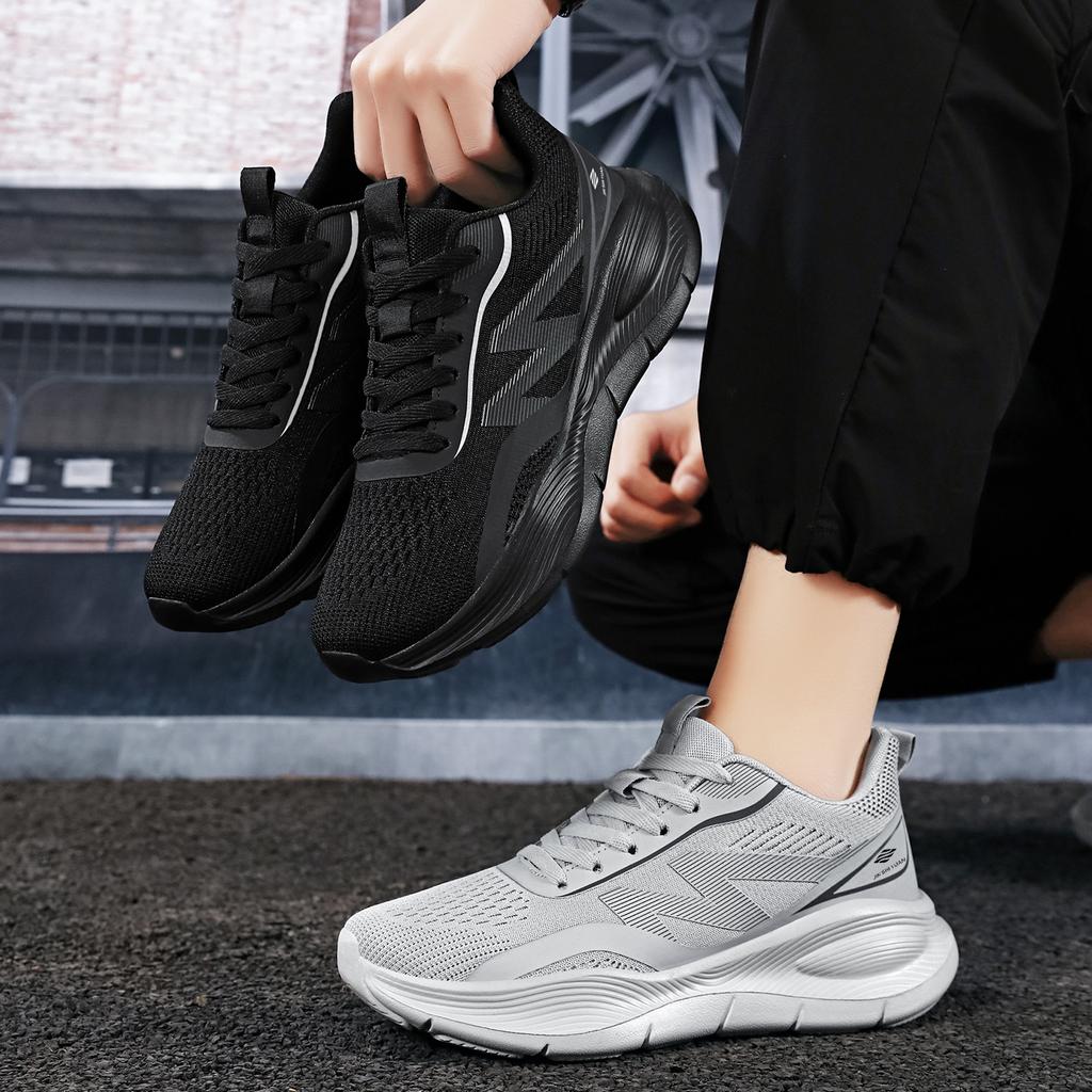 Men's shoes new mesh breathable shock-absorbing sports shoes soft sole fashionable versatile lightweight not tired feet casual shoes