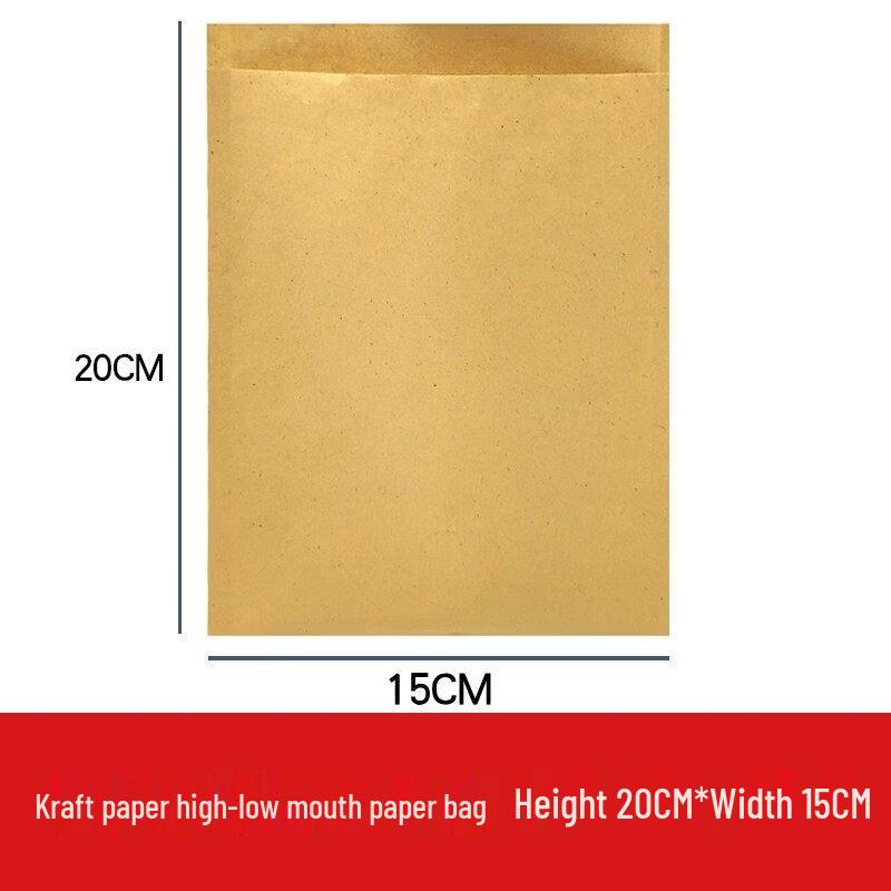 Oil-Proof Kraft Paper Takeaway Bags