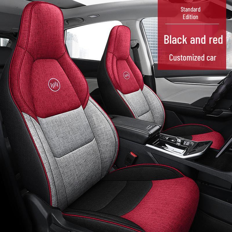 JYZ Weltmeister EX5 Linen Car Seat Cover Cushion - Fashionable, Sporty, All-Season Design.