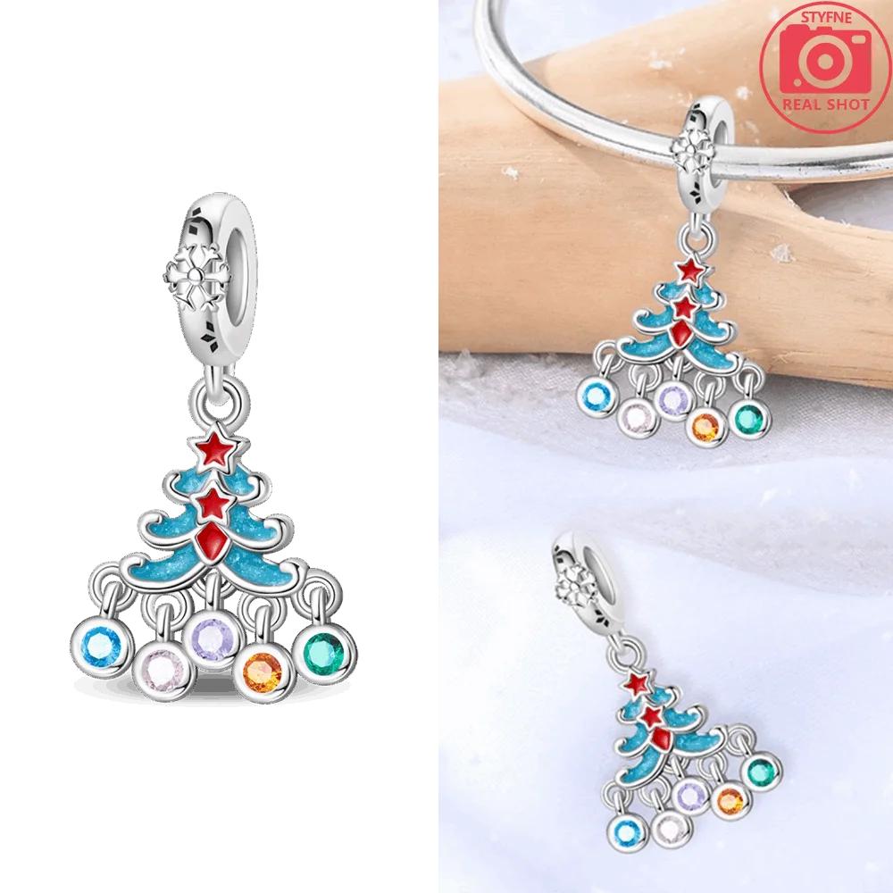 Moon Star Pendant Blue Ice Snow Glass Heart Dolphin Original Copper Beads Fit Bracelet Diy Jewelry Gift Accessory Making