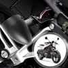 XuJJJJunB Stainless Steel Set of Motorcycle Auxiliary Light Angle for Rear and Front Turn Signals Brackets, 2, Brackets, Type,