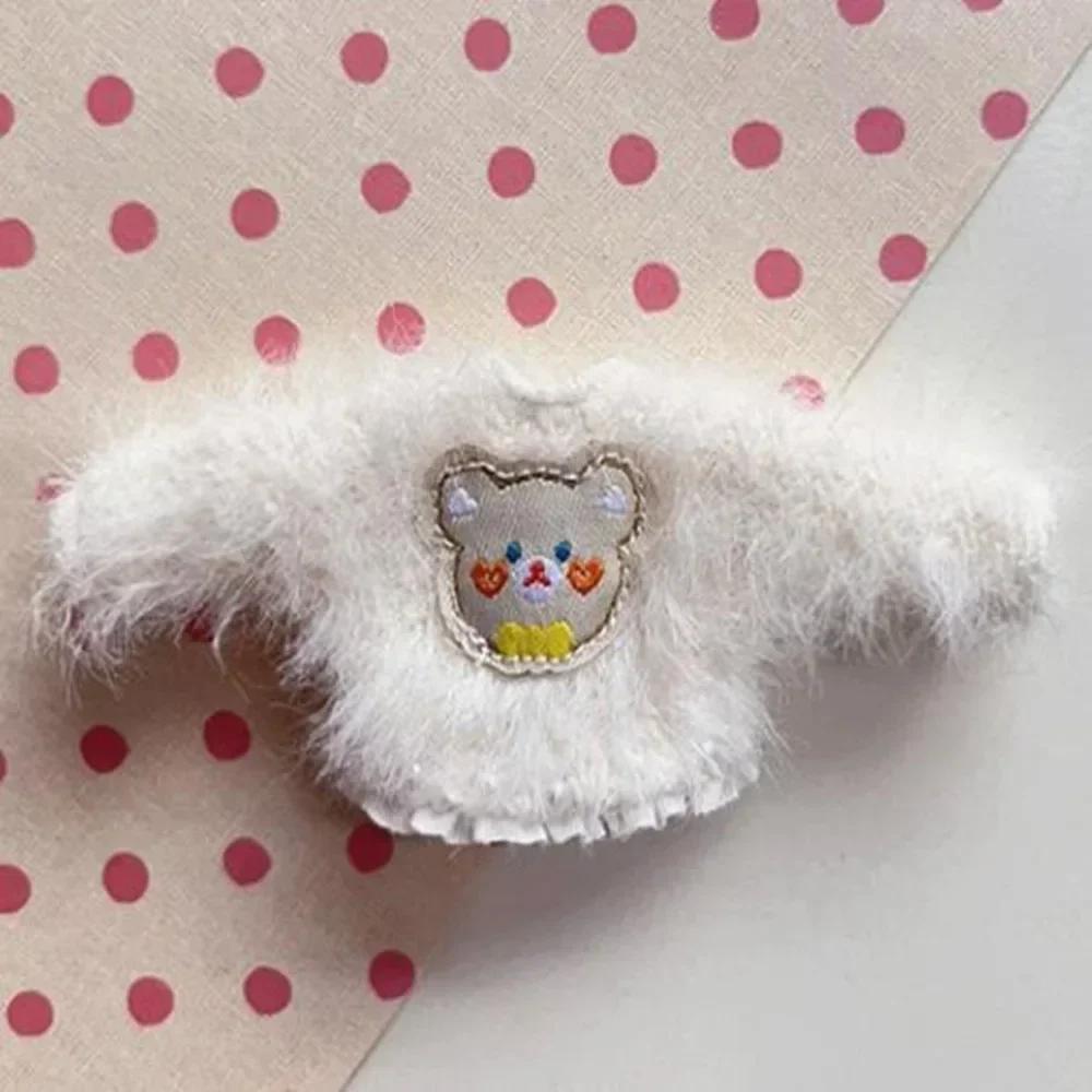 Handmade Doll Knitted Sweater Cardigans Multicolored Mini Casual Clothes Kids DIY Gift Toys for 1/11 1/12 Dolls For OB11 Dolls