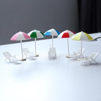 Dollhouse Beach Accessories Furniture Kit Garden Outdoor Life Scenes Decor, Cake Topper, Aquarium