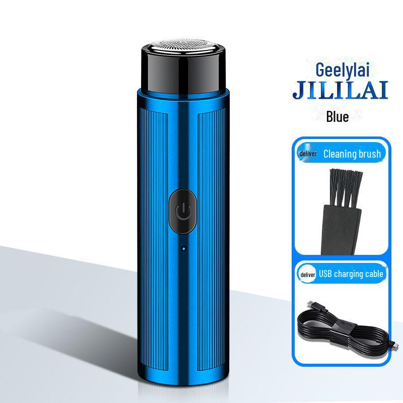 Jililai 028 Mini USB Rechargeable Electric Shaver - Single Head Razor