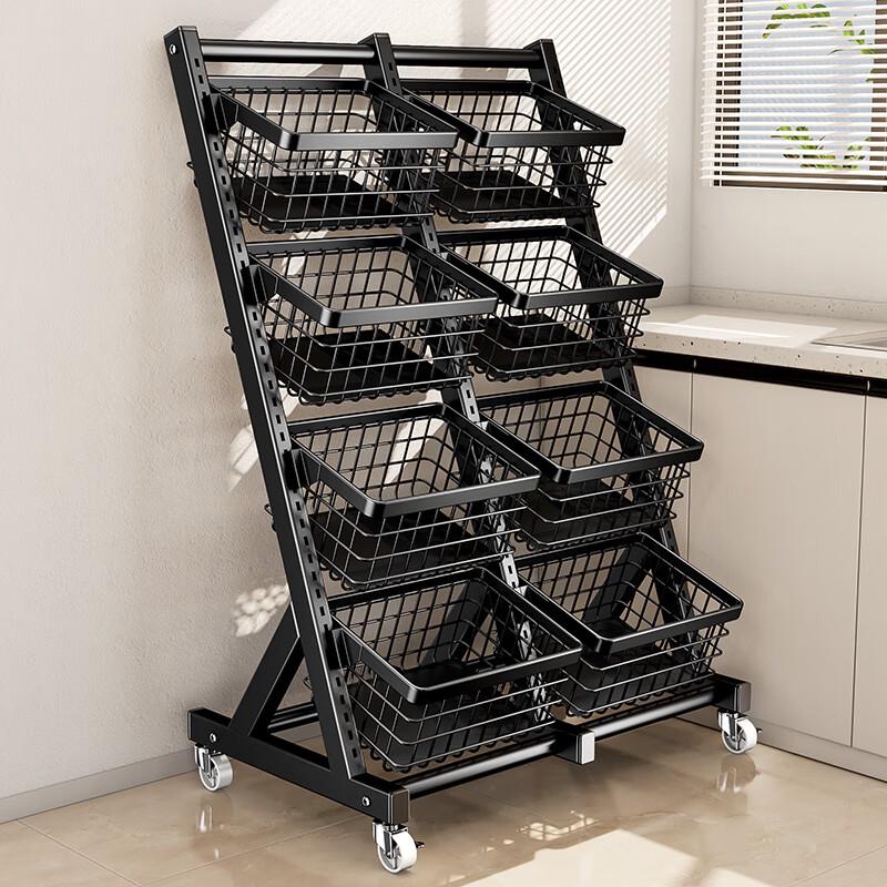Floor-Standing Multi-Layer Fruit & Vegetable Rack