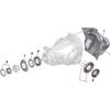 Car Front Rear Driveshaft Diff Gearbox Oil Seal Differential Shaft Seal Accessory For BMW 1 2 3 4 5 6 7 Series X1 X3 X4 X5 X6