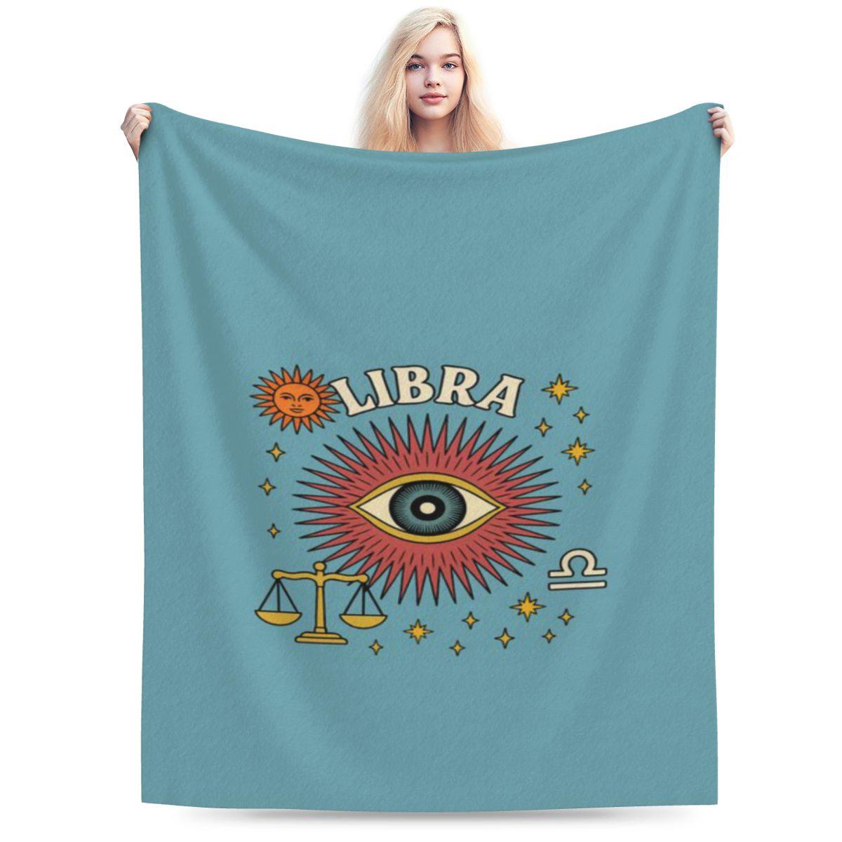 

Libra Zodiac Mystical Eye Design Personalized Soft Gift An UltraSoft Micro Fleece Blanket 75x100cm 30x40in