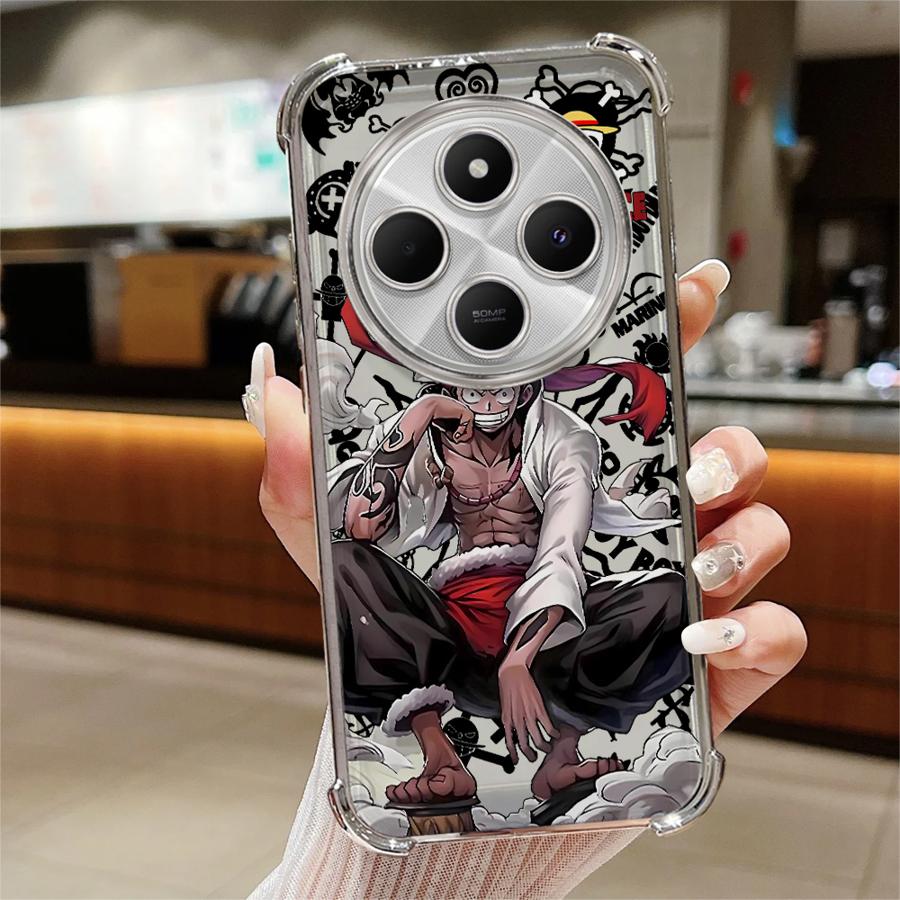 Anime Ones Pieces Clear Cover Phone Case for Xiaomi Redmi K80 Pro 13C A5 K80 5G A3X A3 14C