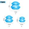 Transparent Silicone Banks Vacuum Massage Cupping Glasses Suction Cup Tissue Facial Relax