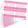 2x3 Inch 400PCS Fragile Stickers for Shipping Do Not Crush Bend or Fold, Shipping Mailing Cartons Envelops Adhesive Labels, Fragile Warning Stickers