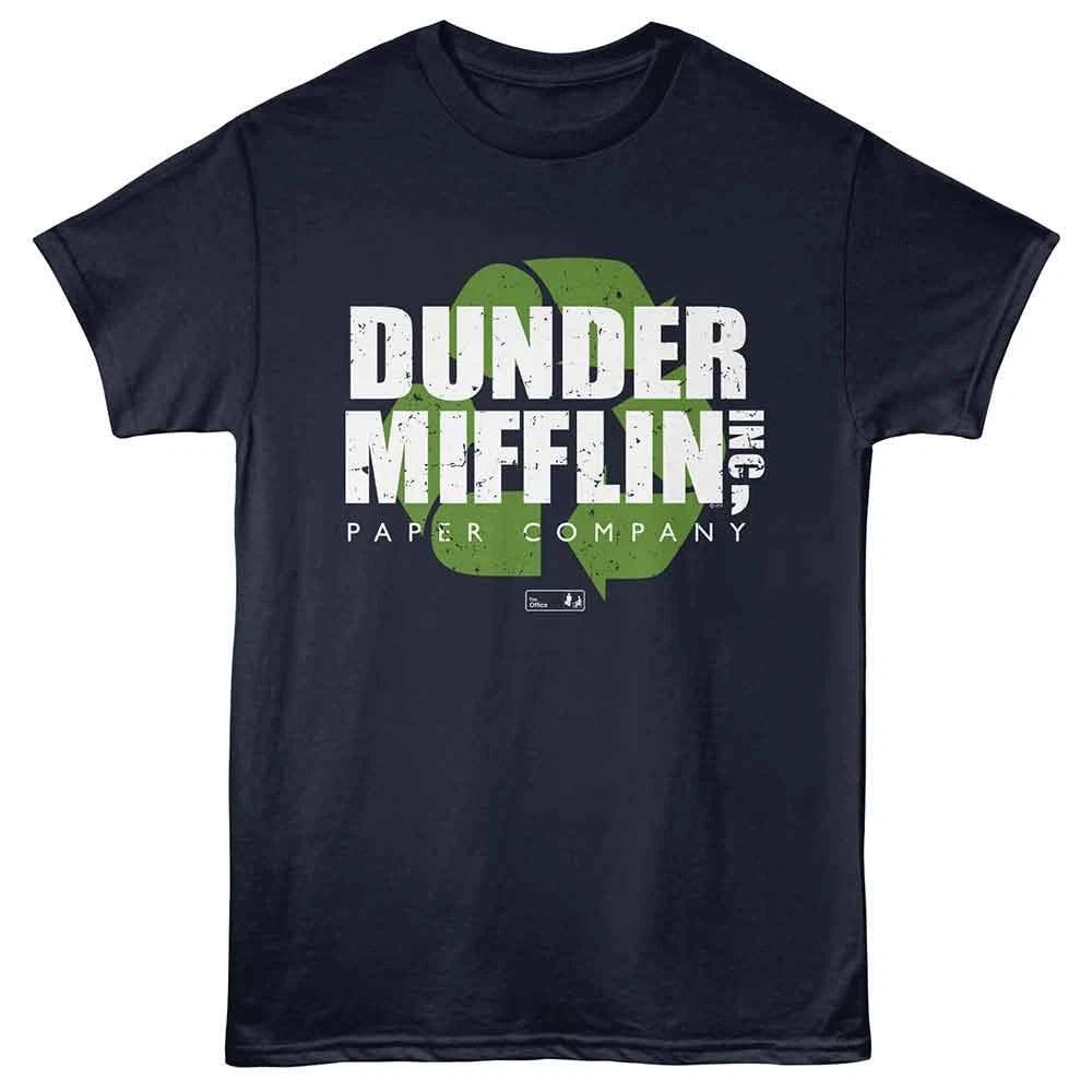 The Office - Dunder Mifflin Recycle - Short Sleeve Children s T-shirt - Navy 150
