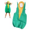 Corn Costume Funny Unisex Adult Food Costume with Open Face Arm Holes for Holiday Parties Dress Up Parties