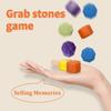 Nostalgic Gonggi Jack Stone Catching Game Set For Night Event Entertainment with 12 Pieces Stone and Box Party Activity
