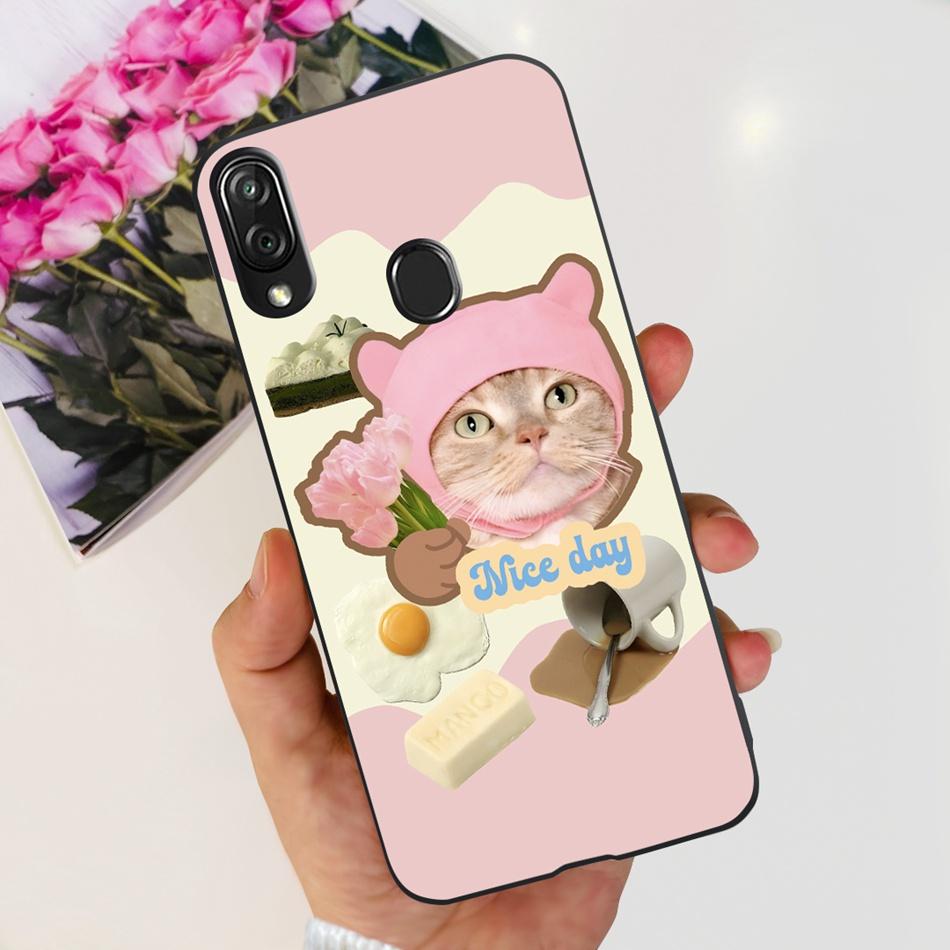 For ZTE Blade V10 Vita Cute Panda Cartoon Case For Zte Blade V10 2019 Blade V10vita Soft TPU Black Silicone Phone Cases ZTE Blade V10