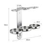 Stainless Steel Soap Dispenser Wall Mount Bracket for Bathroom Storage