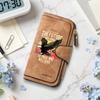 Vintage Eagle Print Long Wallet Multi Card Slot Casual Stylish Daily Use Purse