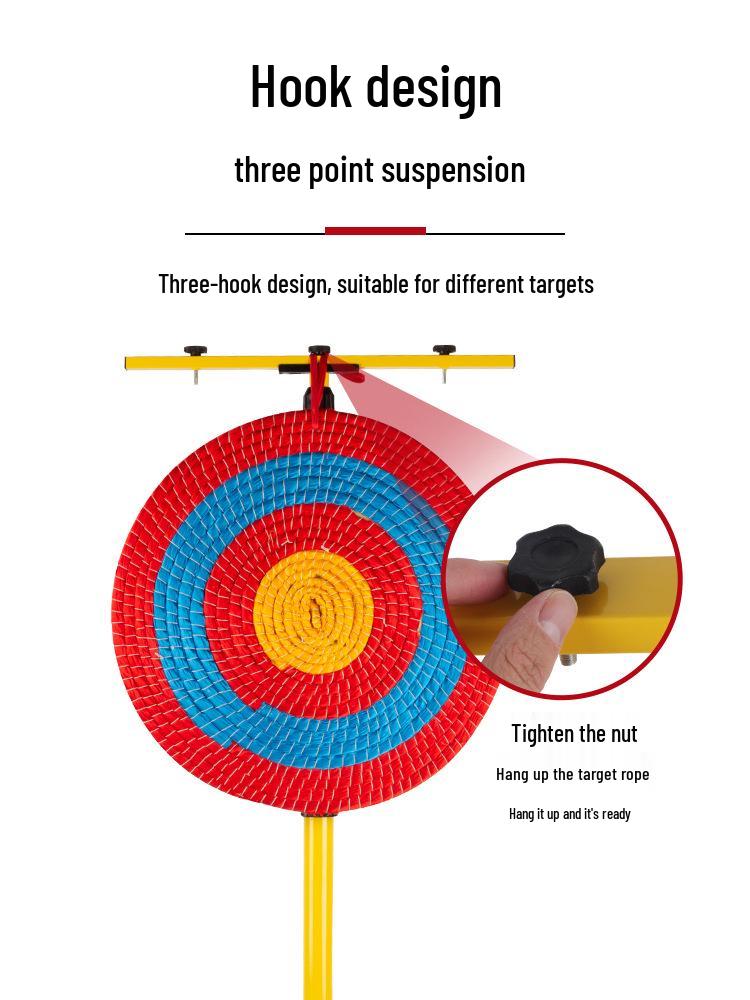 Adjustable Telescopic Archery Target Stand for Bow and Arrow