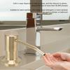 300ml Kitchen Sink Soap Dispenser Stainless Steel 360 Degrees  Rotation Multifunctional Soap Dispenser for Kitchen