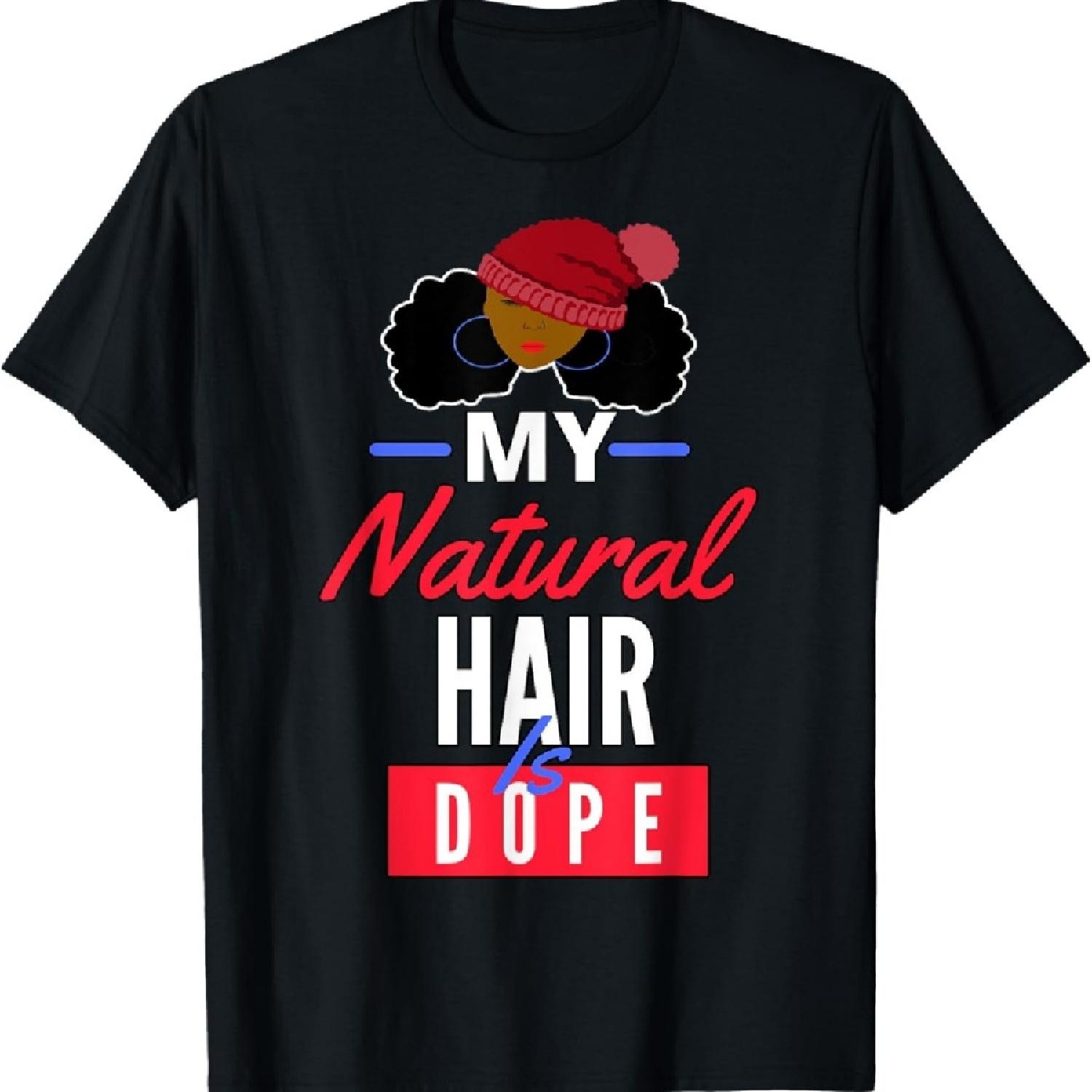 

Магия черной девушки Афро пучки Меланин Мои натуральные волосы крутые Футболка XXXXXL