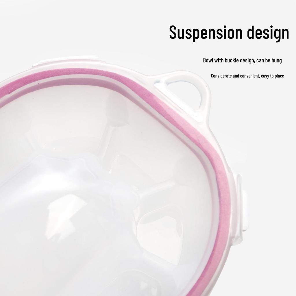 Double-Layer Insulated Hand Soak Bowl for Nail Care and Cuticle Softening