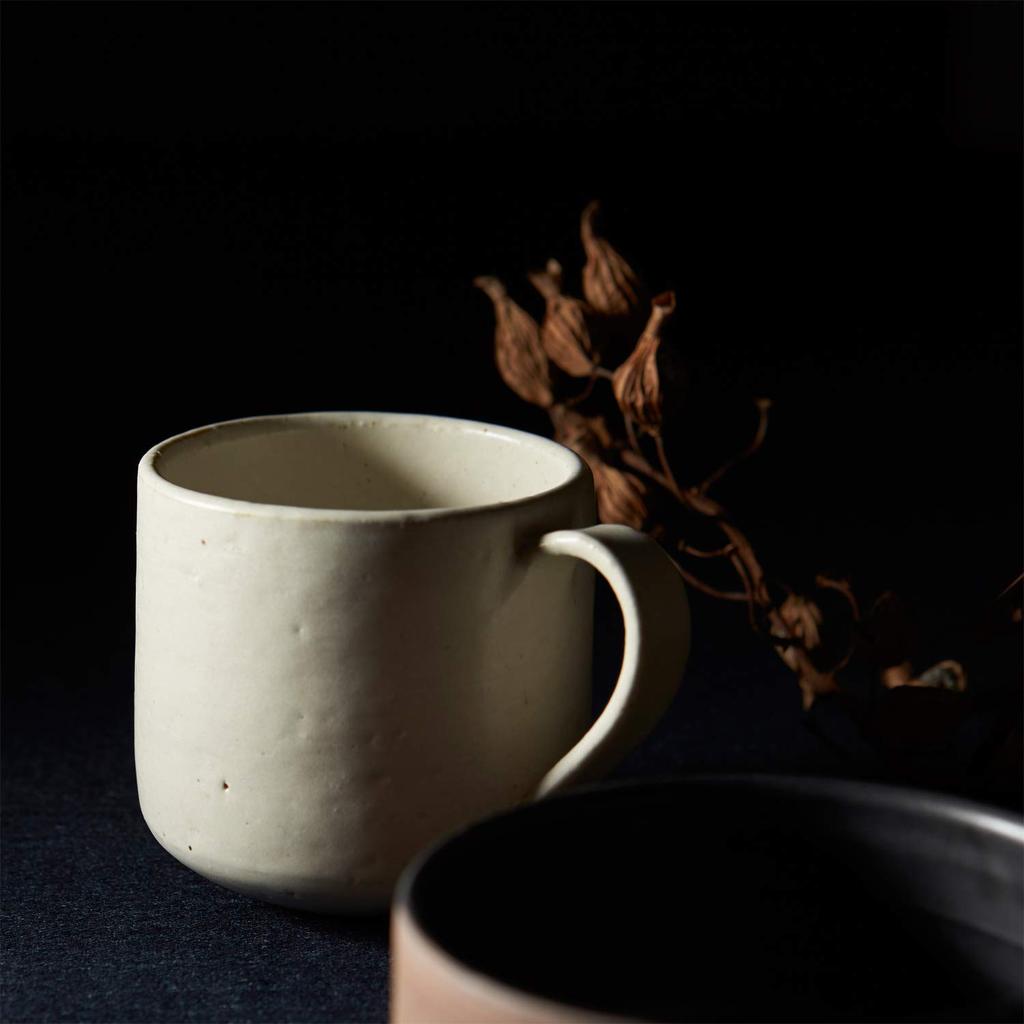 Rikizo Mug, Diameter 8.3cm X Width 11.5cm X Height 8.8cm, White, R-894118