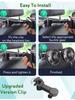 Car Fan 3-speed Car Seat Back Cooling Fan USB Charge Dual Head Fan 360 Degree Rotation Neck Cooler for Summer Cars Accessories