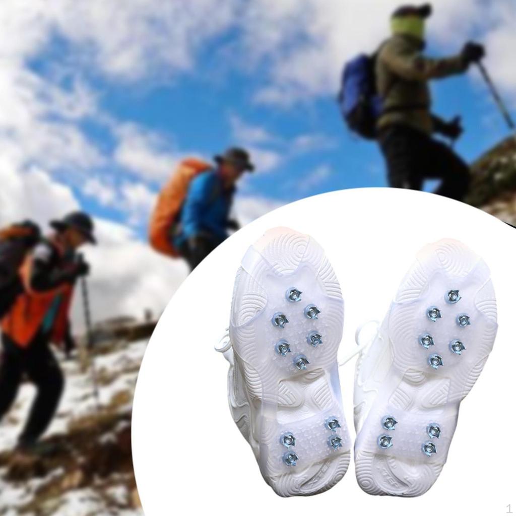 1 Paar Schuhsteigeisen Eiskrallen Gripper Überzüge Anti-Rutsch Griffe Schnee Traktion