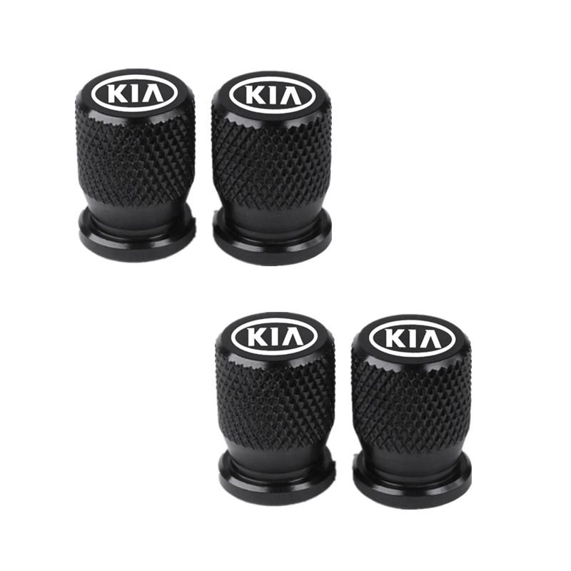 4pcs for KIA Sportage Rio Ceed Picanto K5 K9 Sorento Car Wheel Tire Valve Caps Aluminum Airtight Covers Badge Emblem Styling Kydf82