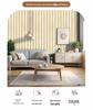 3D PVC Imitation Wood Lattice Wallpaper for Bedroom, Living Room, or Study