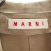 MARNI made in Italy Leather coat 40 beige Women Used