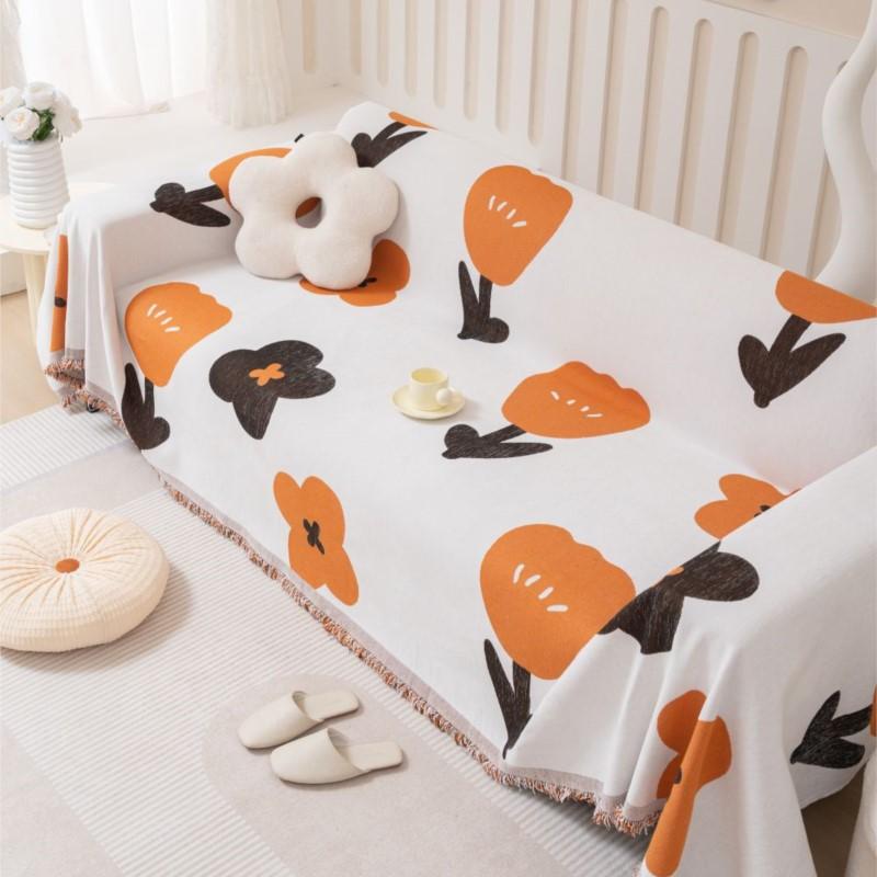 Tulip Sofa Cover Mat Throw Blanket Living Room Sofa Couple Position Modern Throw Camping Picnic Blanket Funda Sofas Ajustables