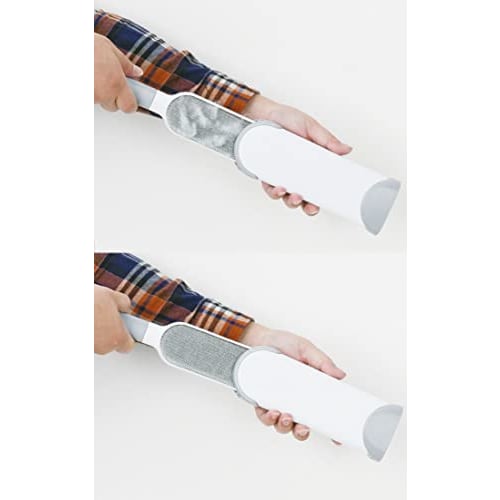 Takeda corporation [Cleaning/Dusting/Brush] Gray Dust Removal Brush Set (HTBS-GY) (Large: Approx. 7.5 X 5 X 33cm, Small: Approx. 6 X 3 X 13.5cm)