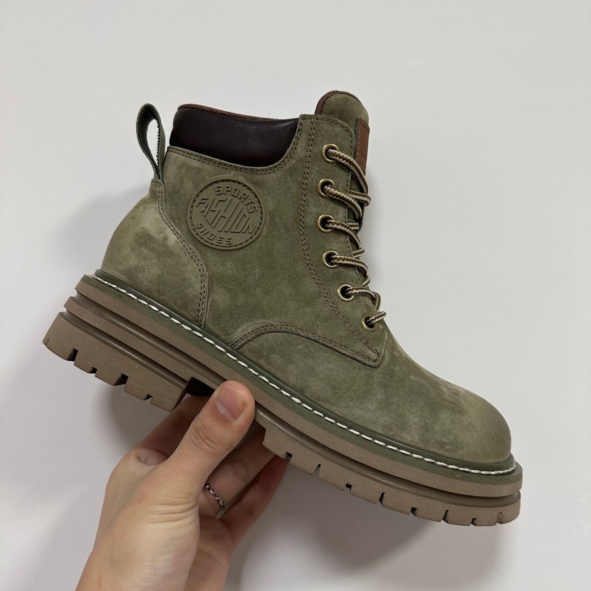 

Ботинки женские из натуральной кожи на толстой подошве Мотоциклетная рабочая одежда для отдыха на природе Женские ботильоны Обувь для женщин Zapatos 39