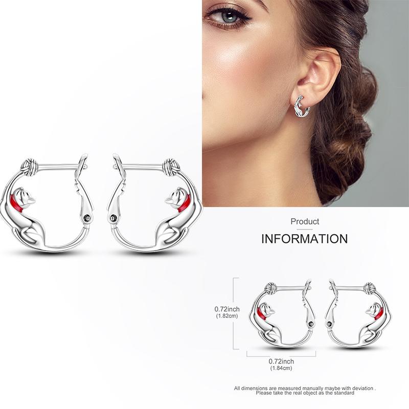 925 Silver Hoop Earring Moon Sun Earring Pendent Zircon Heart Shape Star Eardrop For Women Girl Making Jewelry
