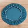 Bar Stool Cover Polar Fleece Round Chair Cover Removable Stool Slipcover Solid Seat Cushion Protector Washable Bar Stool