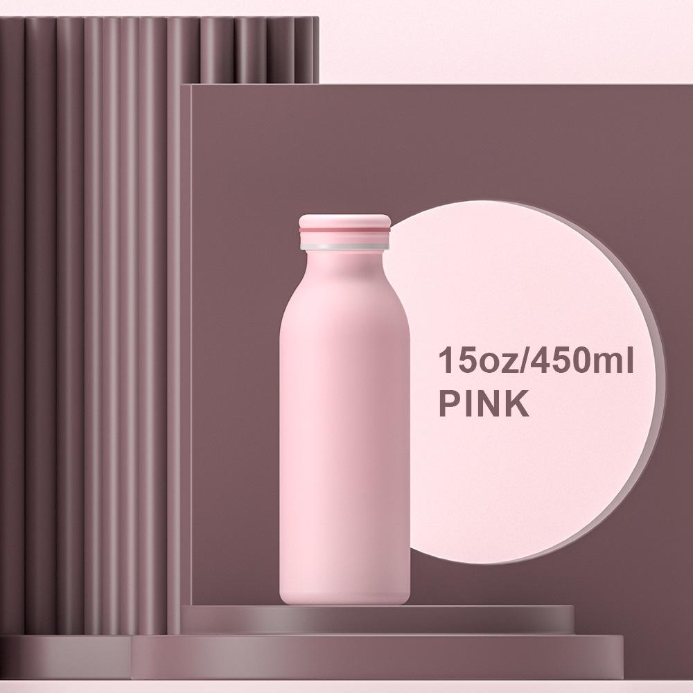 1PCS 304 Stainless Steel Cola Bottle Sports Kettle Keep Cold Thermal Cups Double Layers Vacuum Tumbler Mug Bike Water Bottle