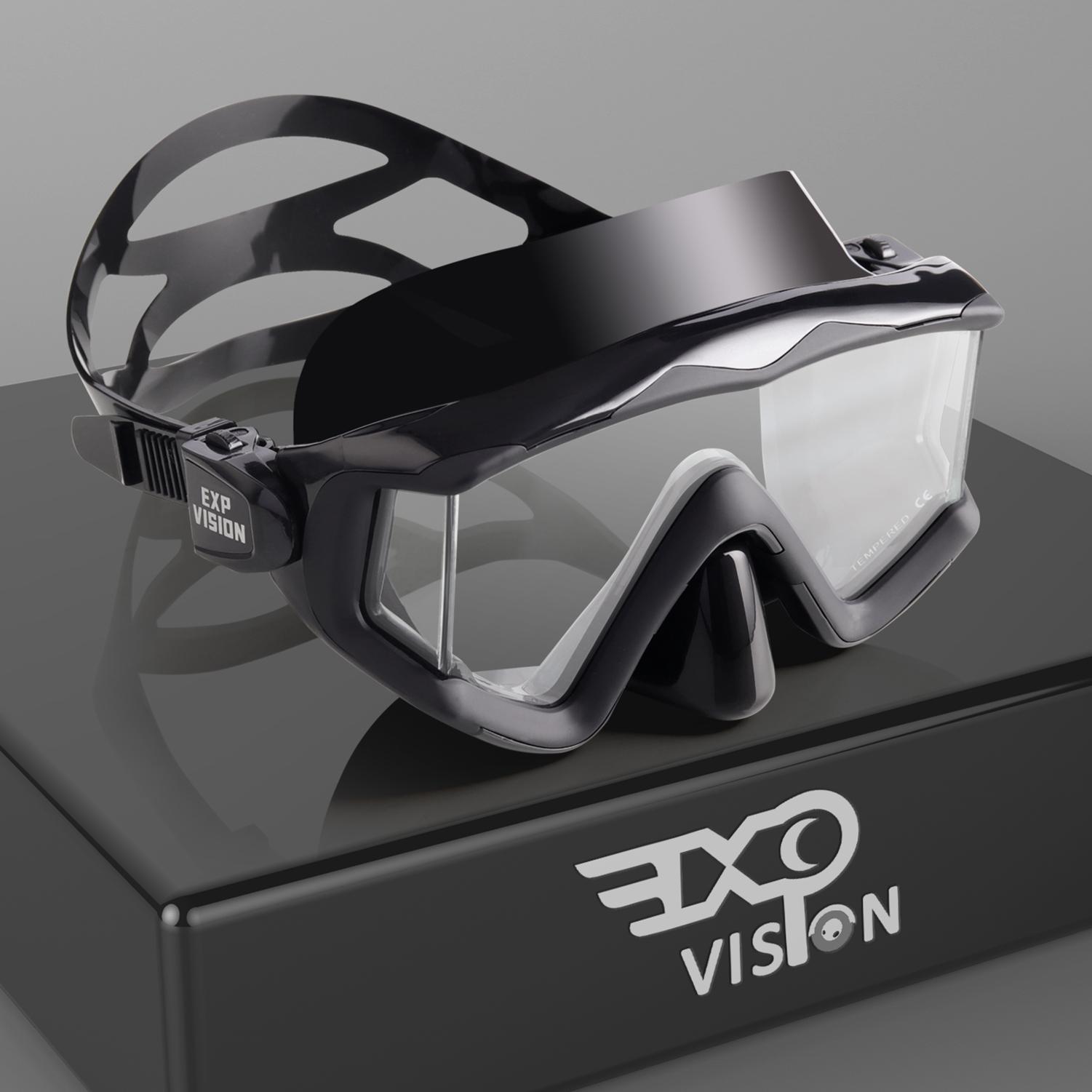 

Маска для подводного плавания с аквалангом для взрослых Pano 3 Панорамная маска для подводного плавания с закаленным стеклом, очки для плавания премиум-класса с защитой носа для подводного плавания