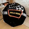 1pc Hollywood Filmstrip Themed High-quality Umbrella,Automatic Opening and Closing Umbrella,Multi-functional Umbrella G0811184