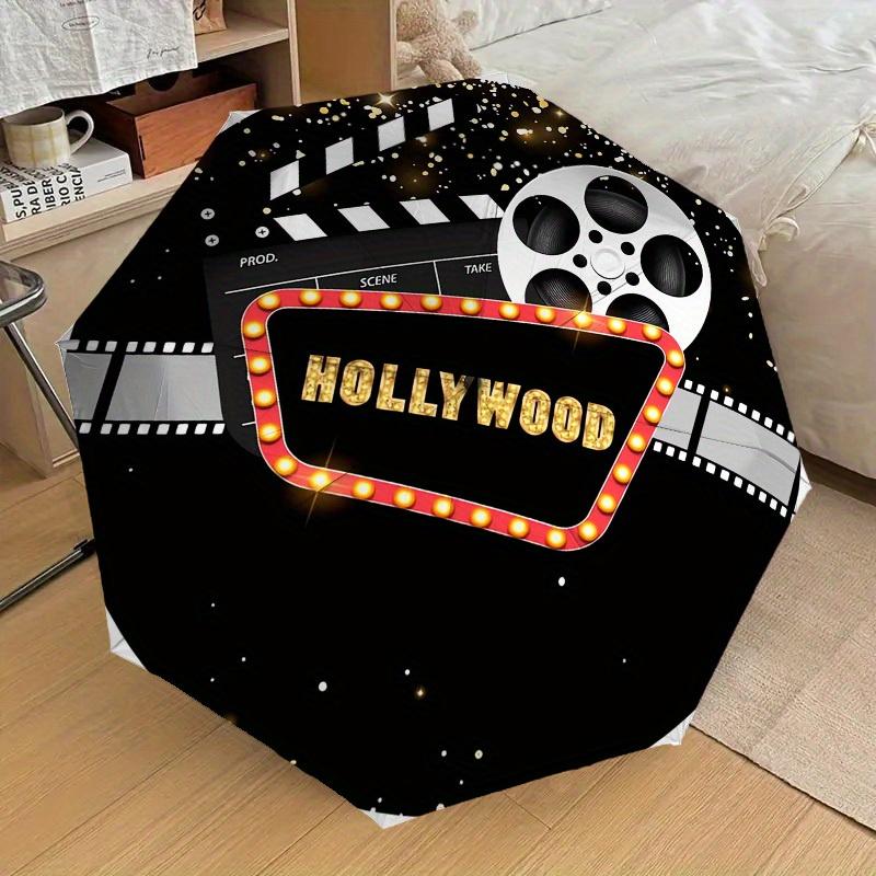 1pc Hollywood Filmstrip Themed High-quality Umbrella,Automatic Opening and Closing Umbrella,Multi-functional Umbrella G0811184