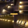 LED Solar Step Lamp Warm Light Outdoor Floor Light High Quality Stair Light  Step Deck Fence