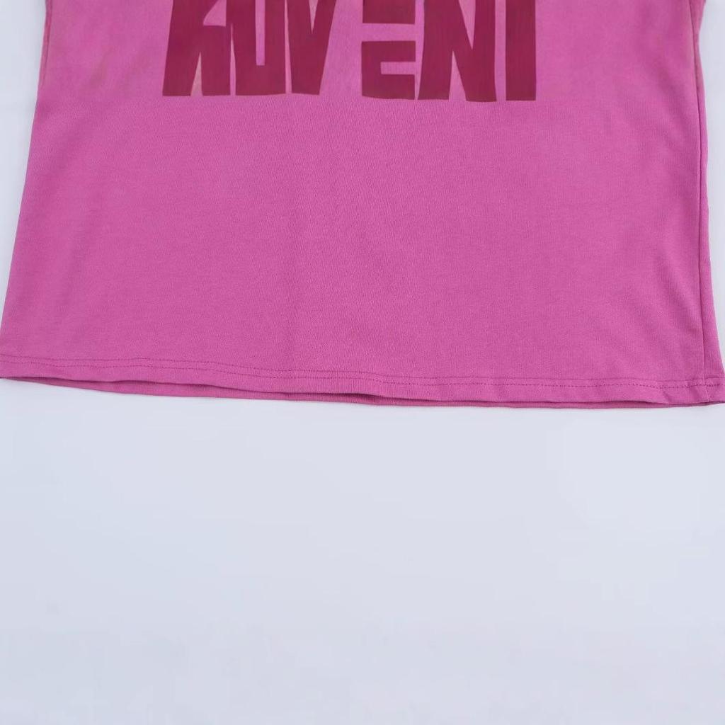 2025 Spring Women's European & American Style Versatile Print T-shirt