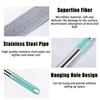 1set Microfiber Extendable Duster with Dusting Brush & Crevice Tool, Wet/Dry Use, Ideal for Furniture & Under-Sofa Cleaning