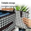Organizador de Guarda-Roupa Dobrável Pied-de-Poule para Roupas e Calças