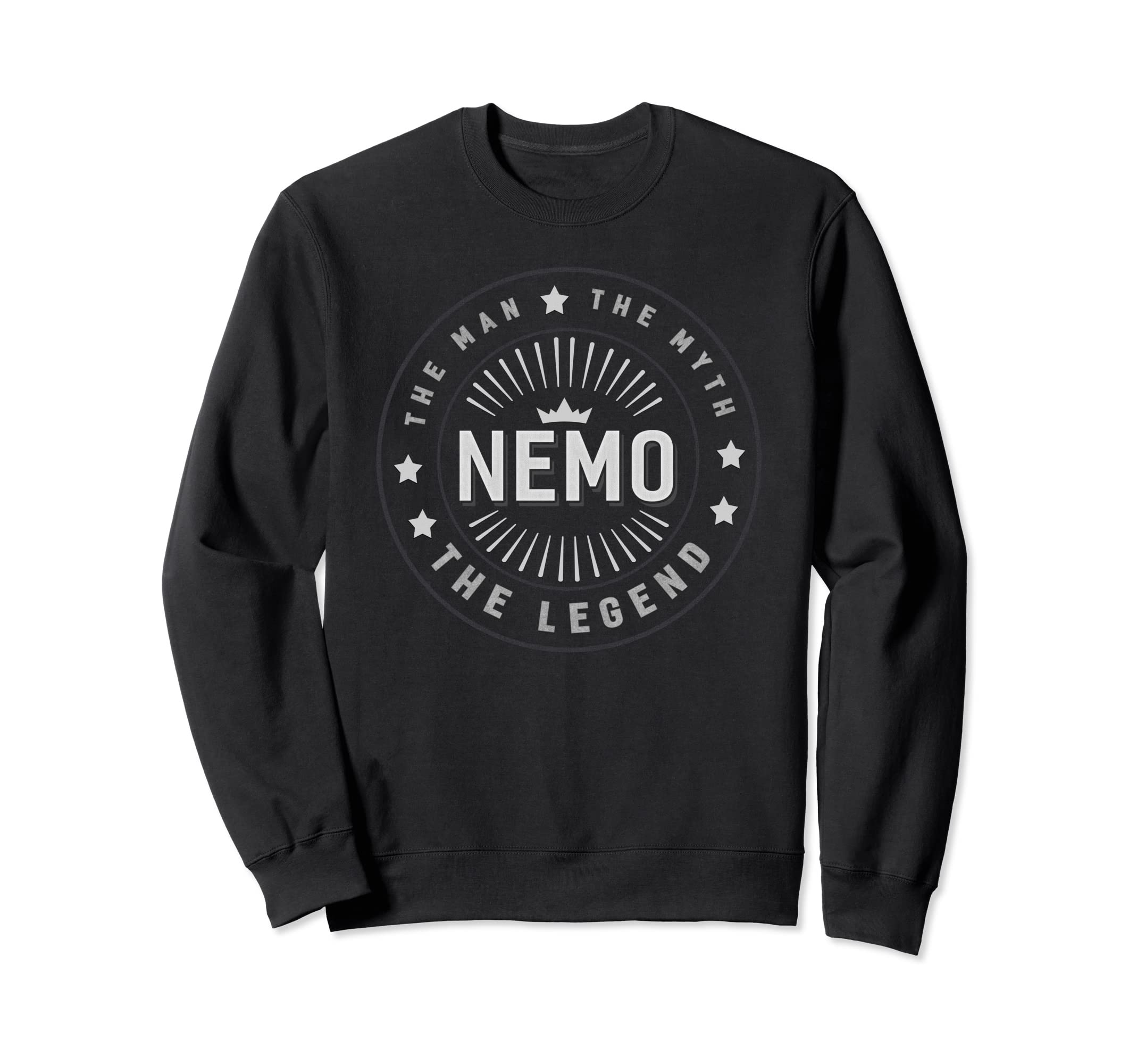 

Графический 365 Nemo The Legend Grandpa Смешной Подарочный Свитшот Мужской чёрный